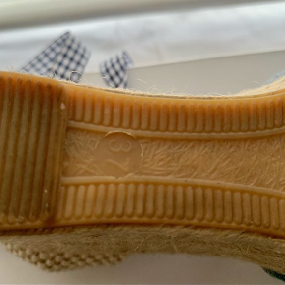 Beautiful Plaid Lace Up Espadrilles Made In Spain - Picture 5 of 5